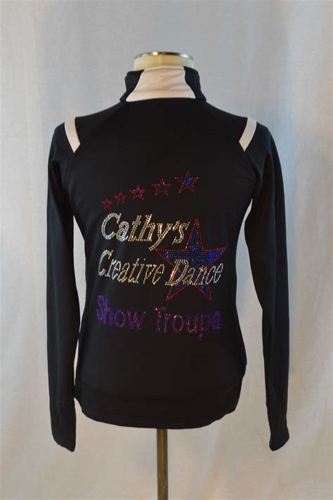 Cathy's Creative Dance Show Troupe custom Dance Team Jacket with Rhinestones - Crystallized ...