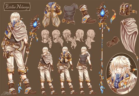 2D Character Design Sheet - Artists&Clients