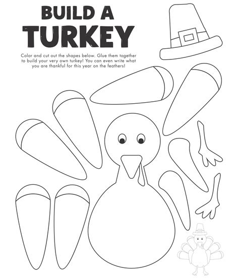 8 Best Images of Printable Thanksgiving Coloring Crafts - Free ...