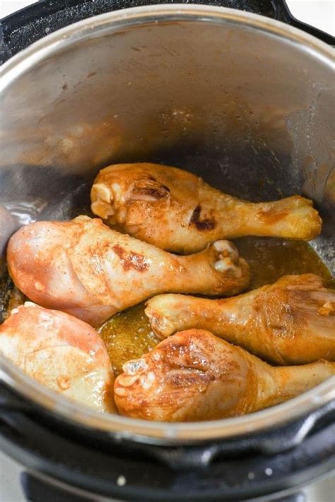 Cayenne Rosemary Instant Pot Chicken Legs Recipe - Bake Me Some Sugar