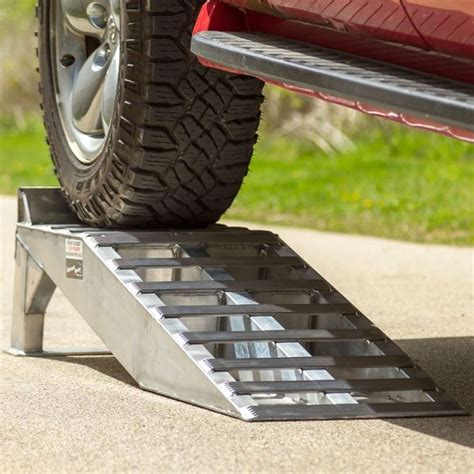 Heavy Duty Aluminum Truck Service Ramps - 7,000 lbs. Capacity ...