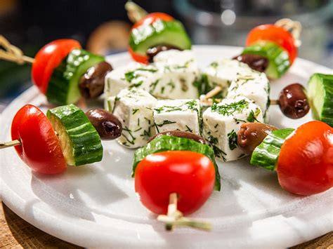 Greek Salad Skewers