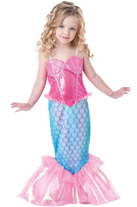 Mermaid Toddler Costume | Fantasia de sereia para crianças, Vestido de menina, Fantasia sereia