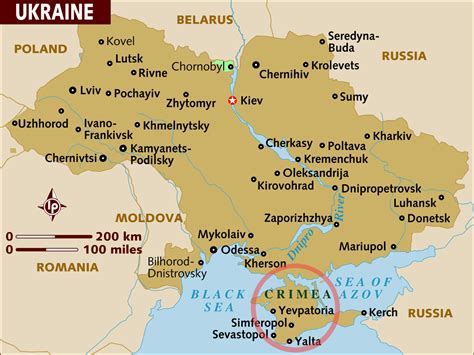 Map Of Ukraine And Crimea | World Map 07