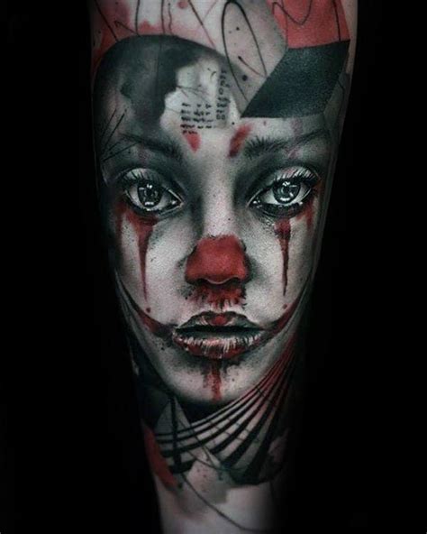 75 Freaky Clown Tattoos for Men [2023 Inspiration Guide]