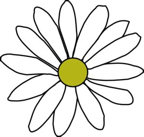 Simple Daisy Outline - ClipArt Best