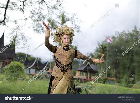 Beautiful Girl Wearing Minangkabau Traditional Clothes Stock Photo ...