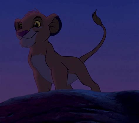 Image - Simba on pride rock.png - The Lion King