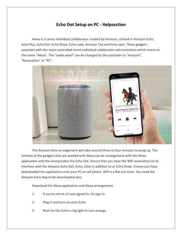 Echo Dot Setup on PC - Helpsection by smartechoguide7794 - Issuu