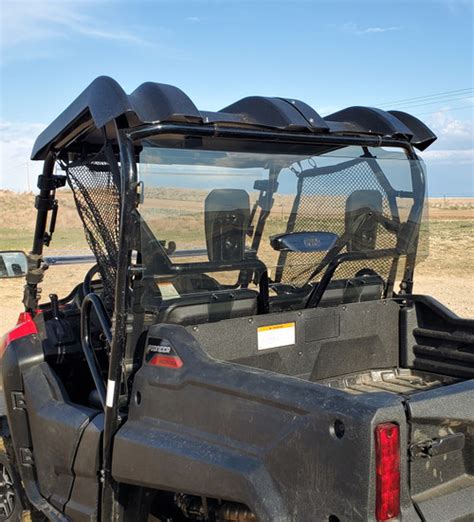 Honda Pioneer 700 Rear Tinted Windshield | UTV Direct