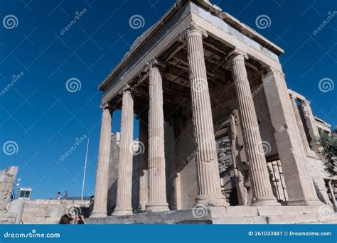 Temple of Athena Nike in Athens Acropolis Stock Image - Image of ...