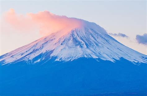 Premium Photo | Mountain fuji during sunrise