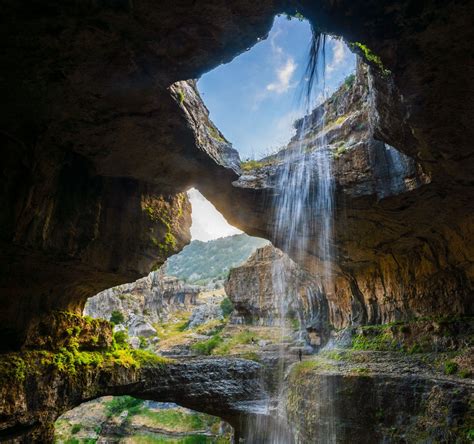 cave, Waterfall, Gorge, Lebanon, Erosion, Nature, Landscape Wallpapers HD / Desktop and Mobile ...