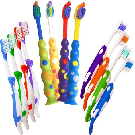 Childrens Toothbrushes ~ Bulk Pack of 12 ... (Classic Set): Amazon.co.uk: Health & Personal Care