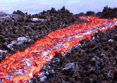 Aa Lava Flow - Stock Image - E390/0422 - Science Photo Library