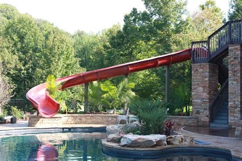 Giant backyard water slide | Outdoor furniture Design and Ideas