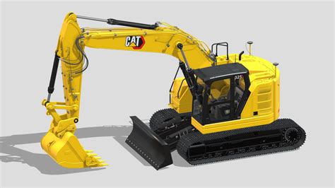 CAT Excavator 325 - Buy Royalty Free 3D model by Frezzy (@frezzy3d) [220bc93] - Sketchfab Store