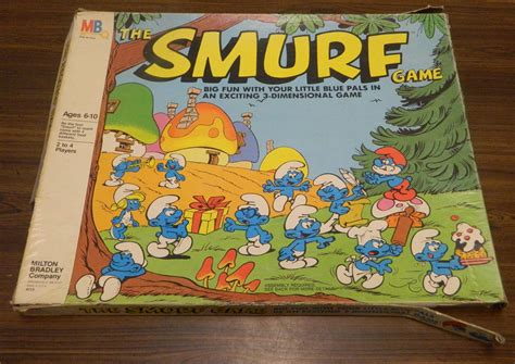 The Smurf Game (1981) Board Game Review and Rules - Geeky Hobbies