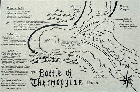 Battle Of Thermopylae Hand Drawn Map | ubicaciondepersonas.cdmx.gob.mx