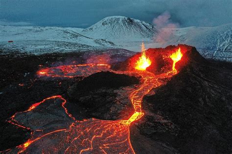 Iceland volcano unleashes third lava stream