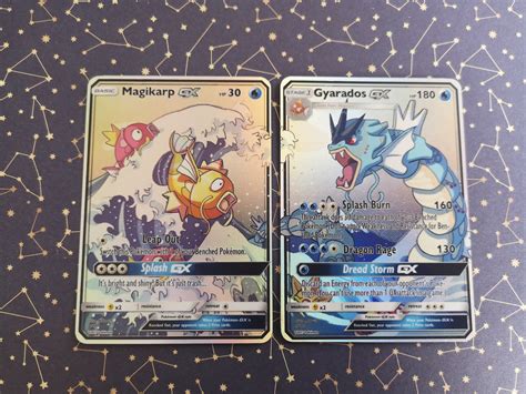 Holo Shiny Magikarp or Gyarados / Custom holographic Pokémon | Etsy