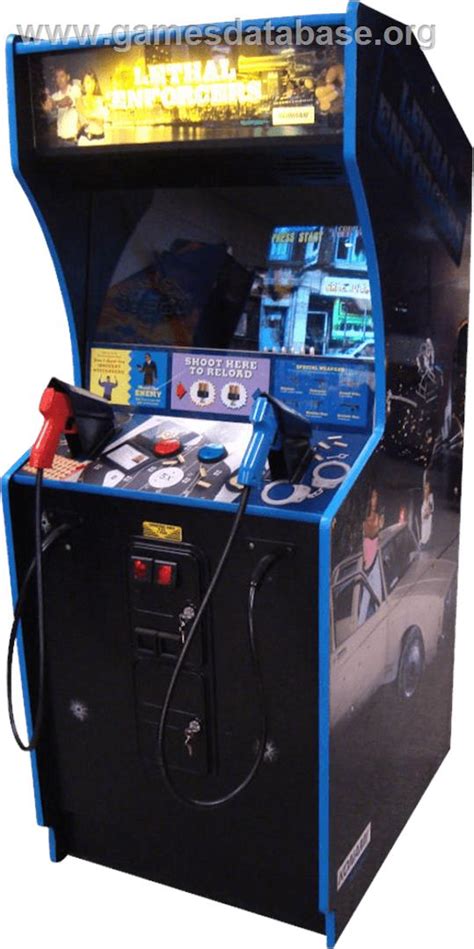 Lethal Enforcers - Arcade - Artwork - Cabinet