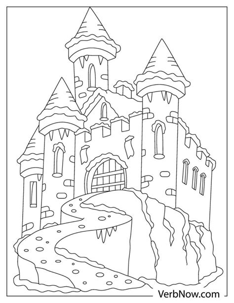 Free CASTLE Coloring Pages & Book for Download (Printable PDF) - VerbNow