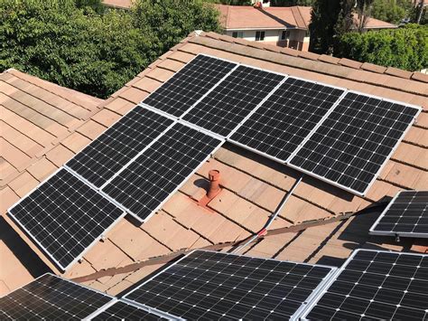 Solar Installation in Beverly Hills on Flat Tile - NRG Upgrade