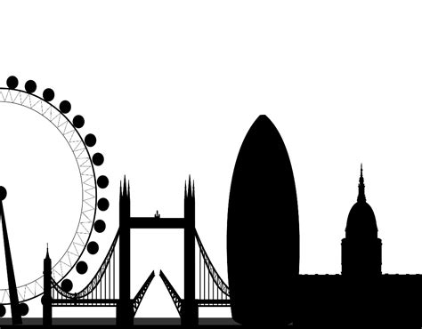 London Buildings Silhouette - ClipArt Best