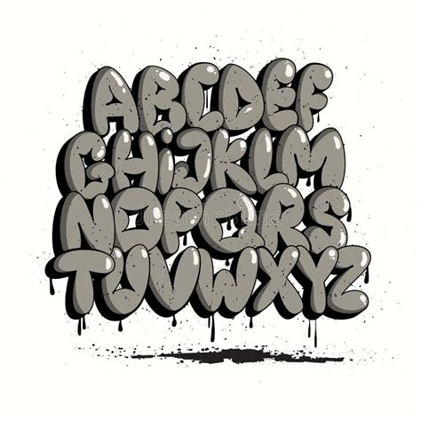 Graffiti Bubble Letters Font - ucubithunters