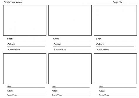 Video Storyboard Template | Storyboard template, Video storyboard ...