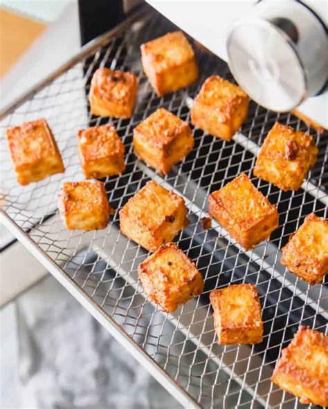 Air Fryer Tofu - Super Crispy Easy Air Fried Tofu Recipe