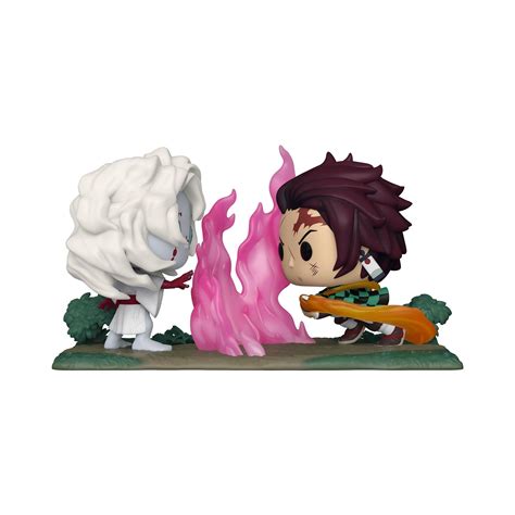 Funko POP! Moment: Demon Slayer: Kimetsu no Yaiba Tanjiro VS. Rui 4.25-in Vinyl Figure | GameStop