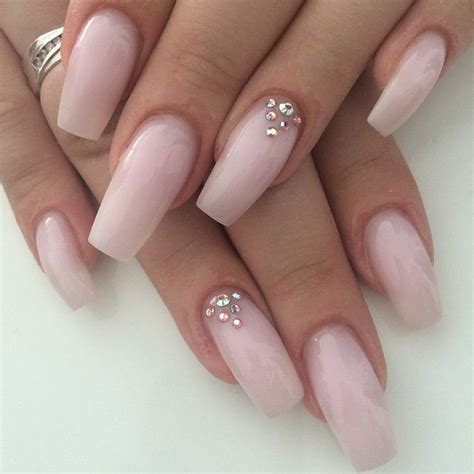 Pin by 🎀Alivia Cameron🎀 on Nails | Rhinestone nails, Coffin nails designs, Pink nails