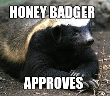 Meme Creator - Funny Honey Badger Approves Meme Generator at MemeCreator.org!