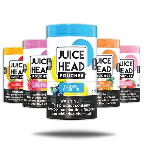 JUICE HEAD NICOTINE POUCHES 6MG – PACK OF 5 – Empire Smoke Distributors