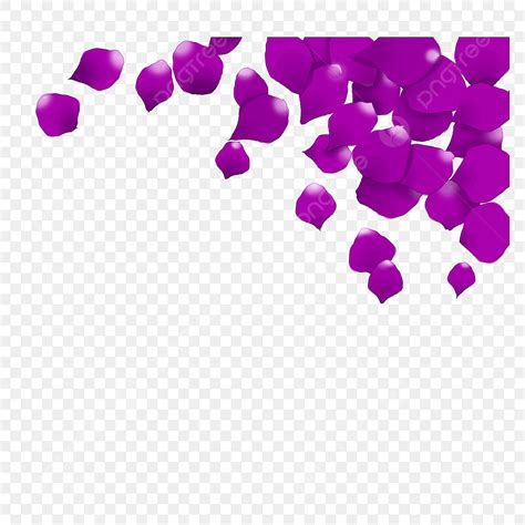 Floating Rose Petals PNG Image, Floating Purple Rose Petals Decoration, Purple Rose Petals, Rose ...