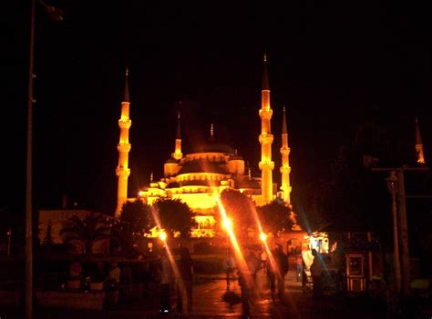 Blue Mosque at Night Photograph by Julie Shiroma | Fine Art America