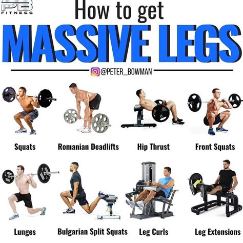 Build Massive Strong Legs & Glutes With This Amazing Workout And Tips! - GymGuider.com | Dicas ...