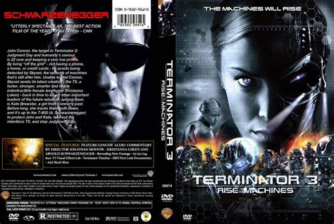 Terminator 3 - Rise Of The Machines - Movie DVD Custom Covers ...