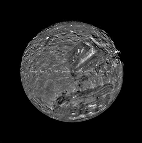 Miranda as Seen by Voyager 2 (moon of Uranus) - Free Stock Photos