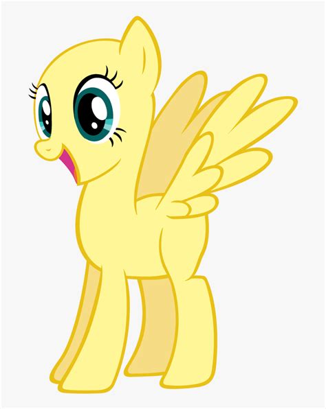 My Little Pony Female Pegasus Base, HD Png Download , Transparent Png Image - PNGitem