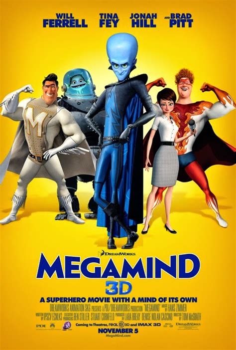 Animated Film Reviews: Megamind (2010) - A Witty, Amusing One-Joke Comedy