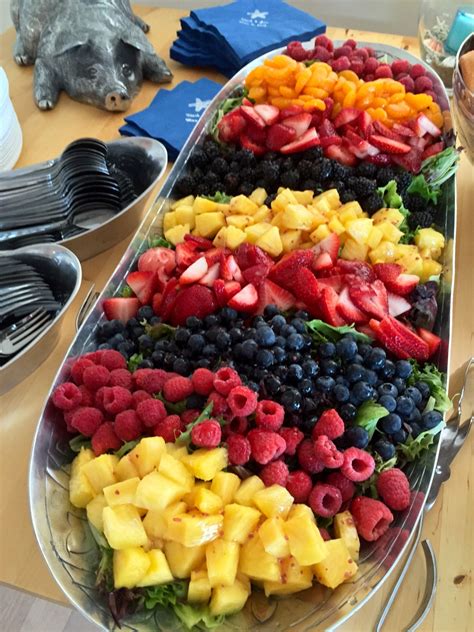 Mixed Greens Salad with Fresh Fruit - Catering by Debbi Covington - Beaufort, SC | Graduation ...