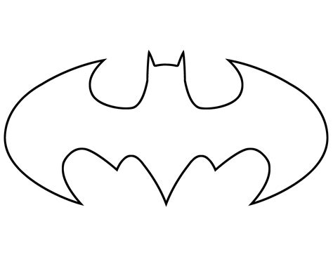 Batman Outline Pictures – Clipartix