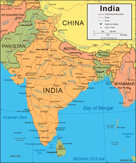 Countries Near India Map - Alvina Margalit