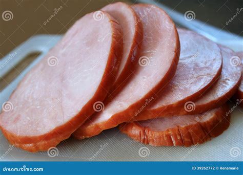 Ham Slices Stock Photo - Image: 39262772