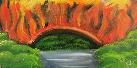 Burning Bridges Painting by Kristi Brooks - Fine Art America