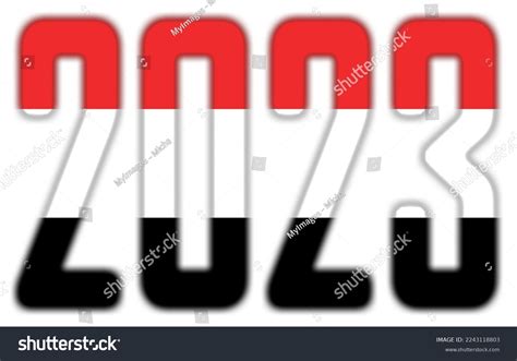 2023 Isolated On White Flag Yemen Stock Illustration 2243118803 | Shutterstock