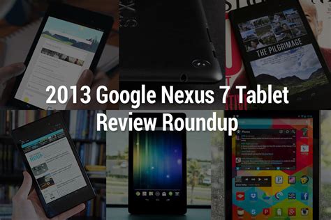 2013 Google Nexus 7 Tablet Review Roundup - SHOUTS